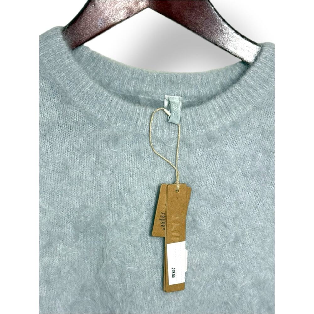 SKIMS Brushed Alpaca Crewneck Sweater NWT - Picture 3 of 4